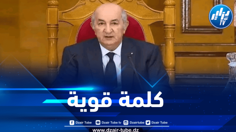 الرئيس تبون: أتساءل أين هي حقوق الشعوب المضطهدة في العالم