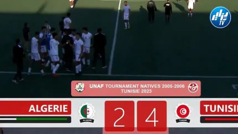 دورة إتحاد شمال أفريقياU20 : تونس 4 – الجزائر 2….هزيمة ثقيلة للمحاربين والرد واجب ضد  المغرب