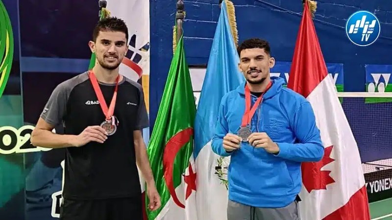 كرة الريشة (دورة غواتيمالا الدولية):   الجزائر تفتك ميداليتين إحداهما ذهبية