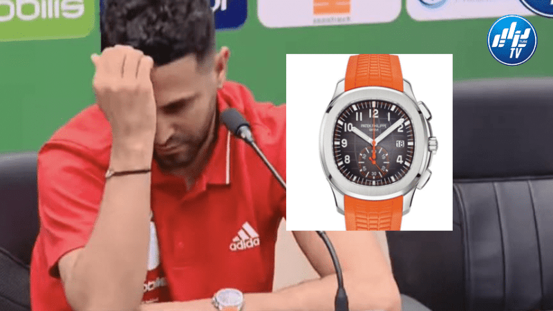 مـحرز يخطف الأنظار بساعة فخمة تتجاوز الـمليار سنتيم