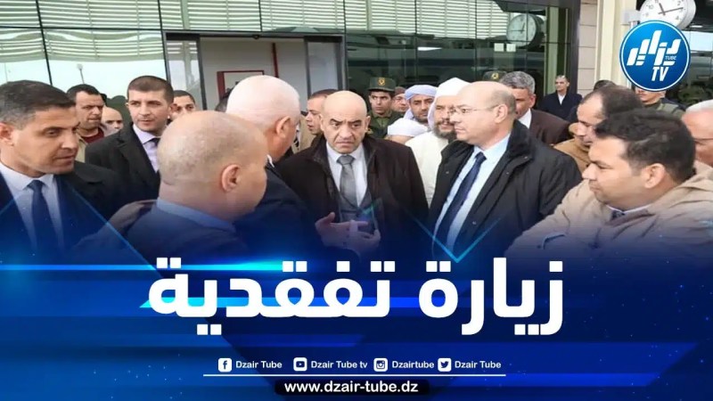 وزير النقل يتفقد محطة القطار الجديدة بولاية الجلفة