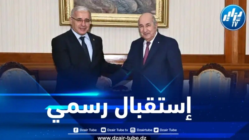 رئيس الجمهورية يستقبل رئيس المجلس الشعبي الوطني 