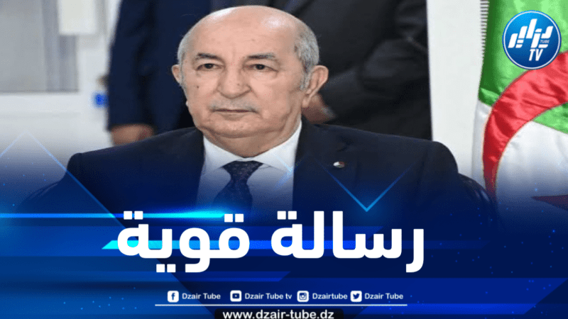 الرئيس تبون: سيكتبُ التاريخ كل منْ يقف وراء الجرائم ضد الفلسطينيين في عداد مجرمي الحرب