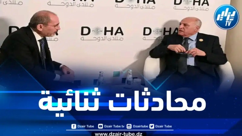 عطاف يتباحث مع نظيره الأردني تطورات الأوضاع في قطاع غزة