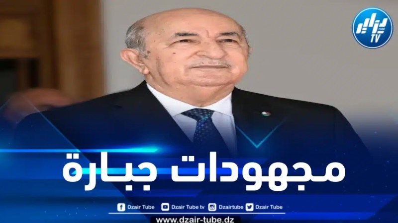 رئيس الجمهورية: واجهت بلادنا في مسار بناء الجزائر الجديدة رهانات متعددة