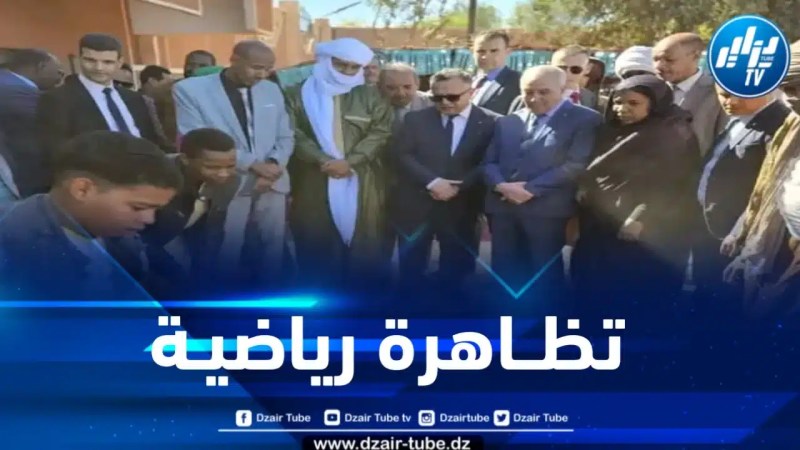 بداري يشرف على إعطاء إشارة إنطلاق التجمع الشتوي الأول لألعاب القوى بتمنغست