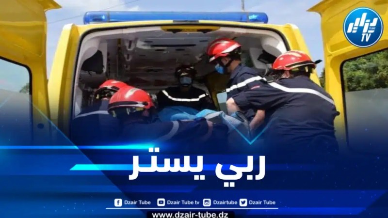 08 جرحى في حادث إنحراف سيارة بالجلفة 
