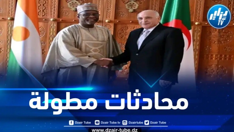 عطاف يجري محادثات مطولة مع نظيره النيجري