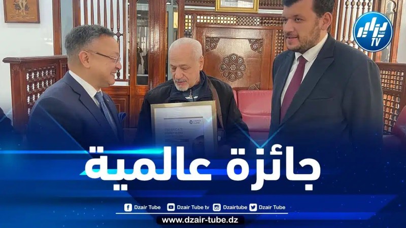بداري يستقبل رئيس مؤسسة أميدول بغرداية عقب فوزه بالجائزة العالمية إينرجي غلوبال