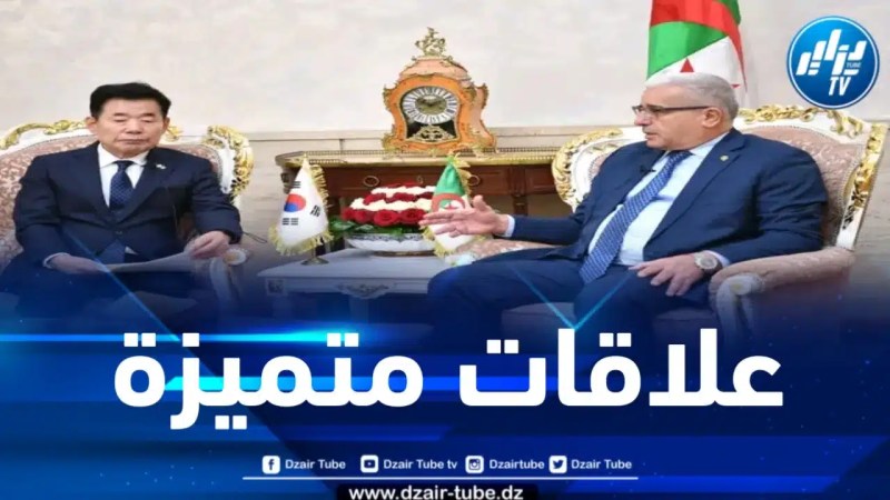 بوغالي يتحادث مع رئيس الجمعية الوطنية الكورية