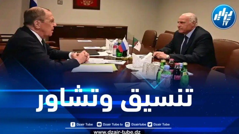مباحثات جزائرية – روسية معمقة حول القضية الفلسـطينية 