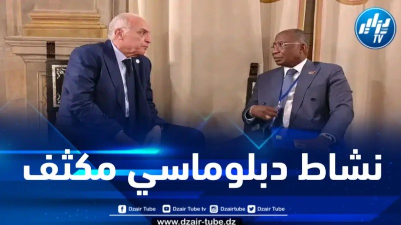 عطاف يجري محادثات ثنائية مع نظرائه من 05 دول