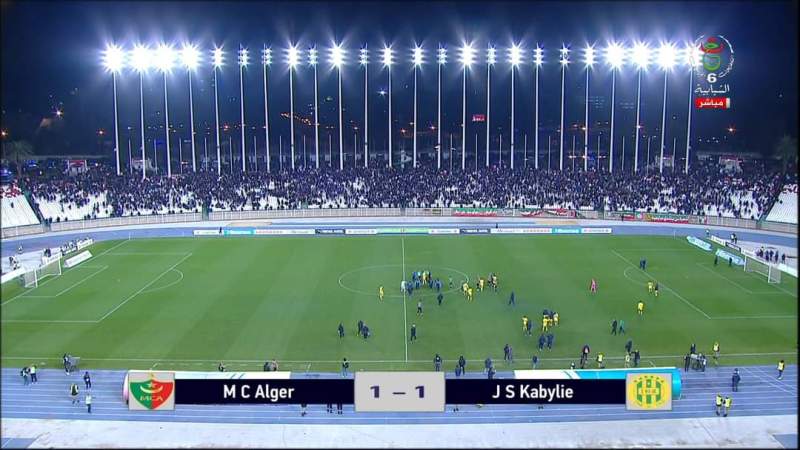 المحترف الأول : شبيبة القبائل يفرض التعادل على مولودية الجزائر