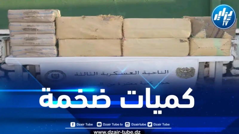 إحباط محاولات إدخال أزيد من 06 قناطير من الكيف المعالج عبر الحدود مع المغرب 
