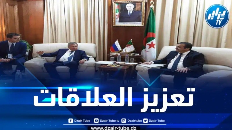 عرقاب يستقبل رئيس مجلس إدارة شركة “غازبروم” الروسية 