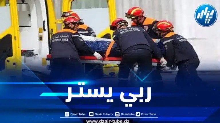 08 جرحى في حادث إصطدام بين سيارتين بتيارت