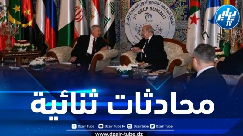 الرئيس تبون يجري محادثات مع نظيره العراقي