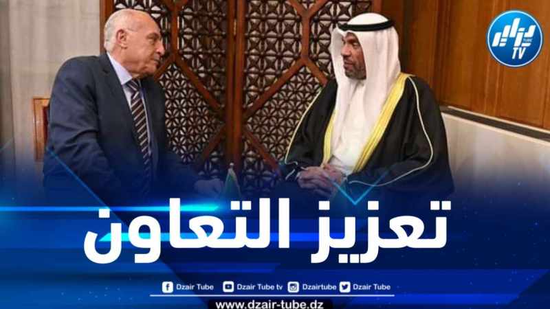 وزير الخارجية يتباحث سبل توطيد العلاقات مع نظيره الكويتي
