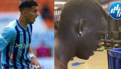 بالـفيديو…المجنون ”بالوتيلي” يفجر مفقرعة أمام عطال