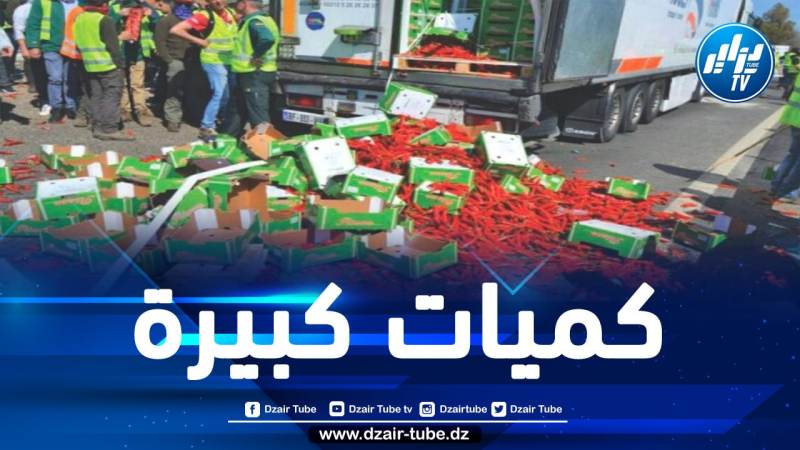 حكومة المخزن مُطالبة بتفسير استمرار إتلاف المنتجات الفلاحية المغربية بإسبانيا ومحاولة إضرام النار بمستودعاتها