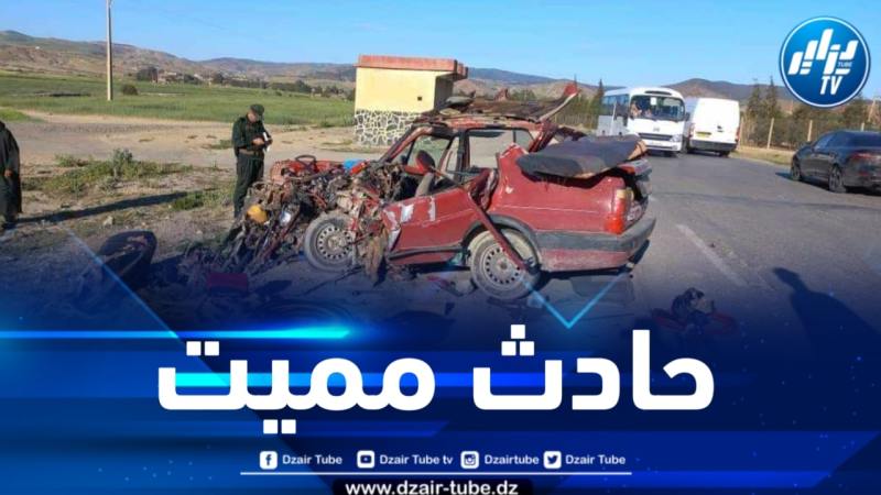 المدية : وفاة شخص في حادث إصطدام بين سيارة وشاحنة 