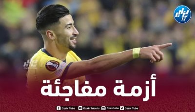 أزمة مفاجئة…ماذا يحدث لعمورة في بلجيكا ؟