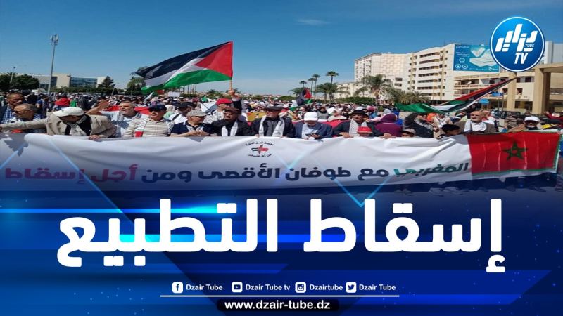 المغرب: مسيرة شعبية بمكناس تضامنا مع غزة ووقفات احتجاجية للمطالبة بوقف التضييق على مناهضي التطبيع