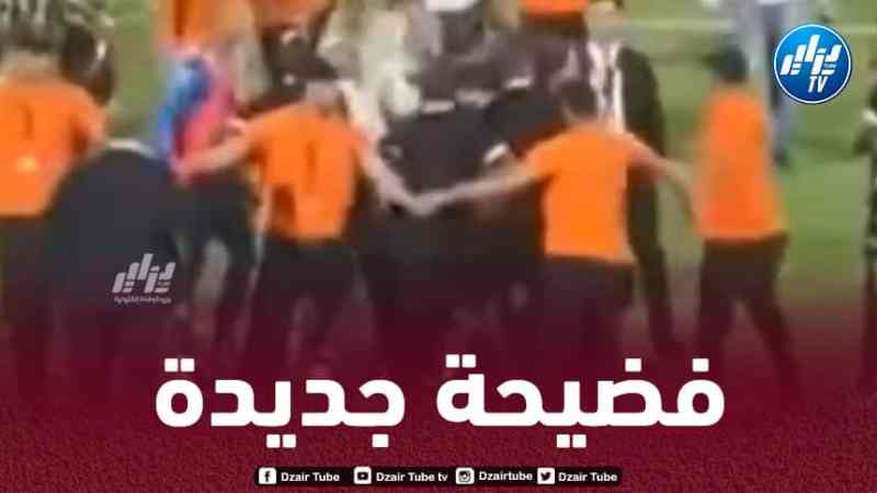 لاعبو نهضة بركان يعتــدون على الحكم الســــنغالي أمام مسؤولي “الكاف” !