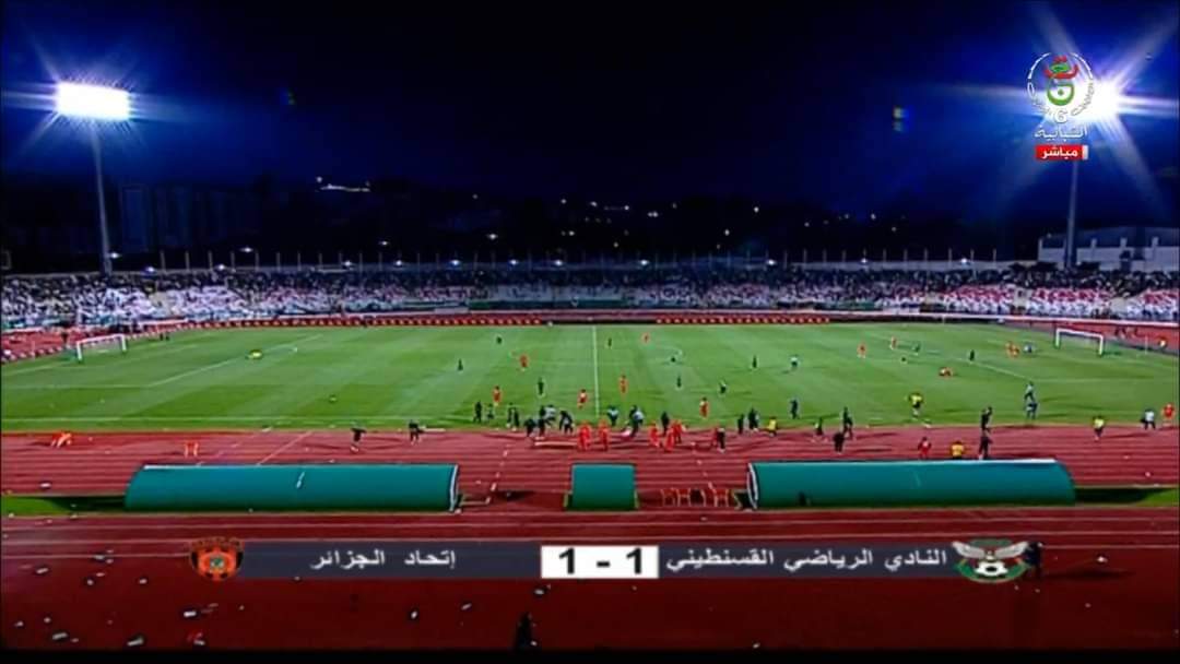 اتحاد العاصمة يعود بنقطة التعادل من قسنطينة
