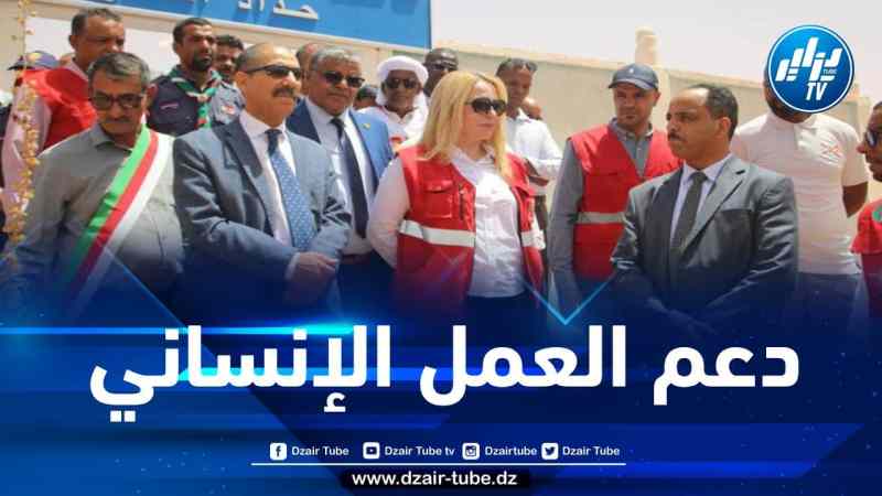 حملاوي تشرف على إنطلاق قافلة تضامنية بالمناطق الحدودية والنائية ببني عباس