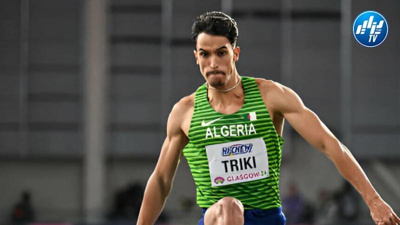 الجزائري ياسر تريكي يفتك الفضية في الوثب الثلاثي