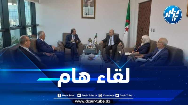 وزير التجارة يستقبل رئيس مجلس التجديد الاقتصادي الجزائري رفقة وفد تونسي وليبي