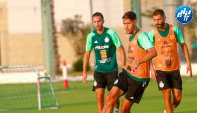 تعرف على برنامج الخضر…المنتخب الوطني يجري حصته التدريبية الأولى بحضور محرز