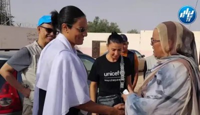 إيمان خليـــــف تزور مخيمات اللاجئين الصحراويين