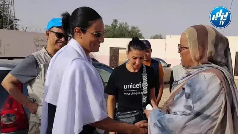 إيمان خليـــــف تزور مخيمات اللاجئين الصحراويين