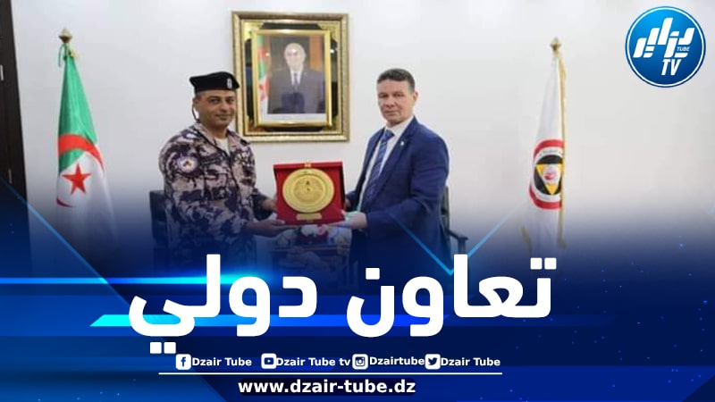 بوغلاف يشرف على تسليم الشهادات لمتربصي الدفاع المدني لدولة فلسطين