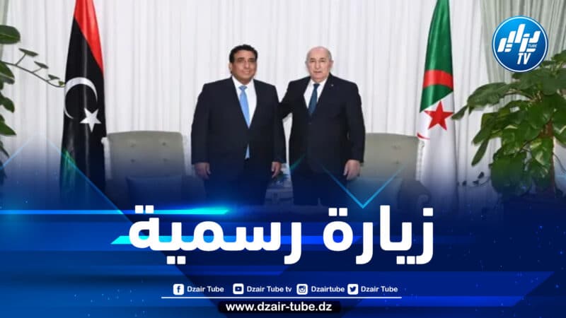 رئيس الجمهورية يستقبل رئيس المجلس الرئاسي الليبي