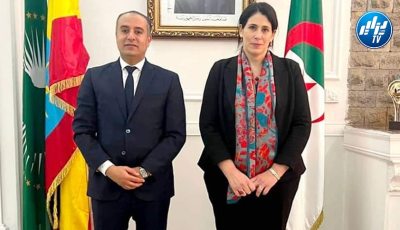 رئيس الفاف يستقبل من طرف سعادة سفيرة الجزائر بإثيوبيا