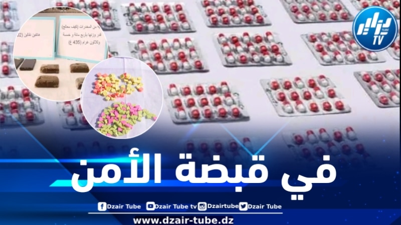 المدية : توقيف 07 أشخاص وحجز كميات معتبرة من المؤثرات العقلية والمخدرات 