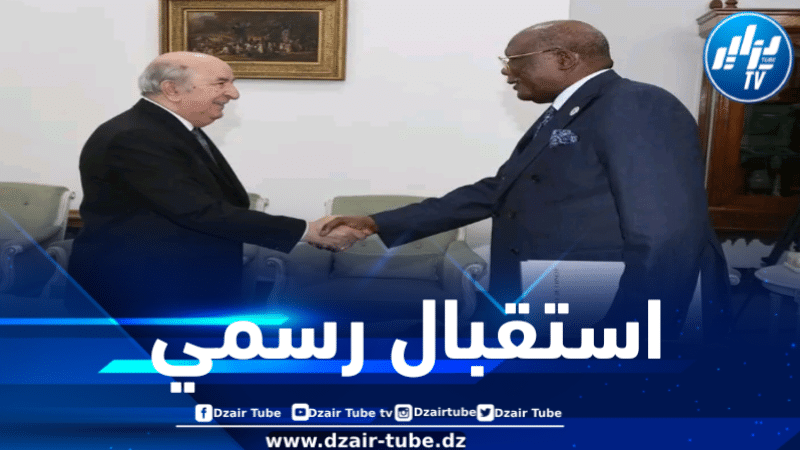 رئيس الجمهورية يستقبل وزير الصناعات المنجمية الكونغولي