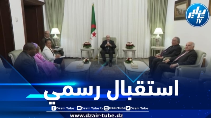 رئيس الجمهورية يستقبل المديرة التنفيذية للأمانة القارية للآلية الإفريقية
