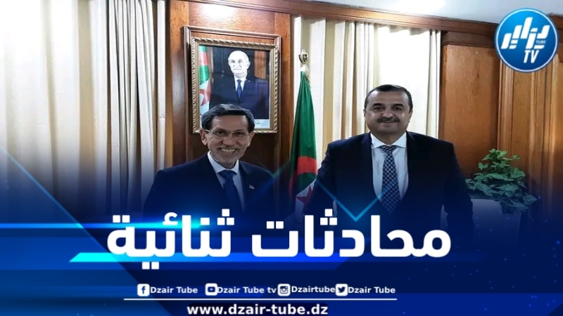 عرقاب يستقبل سفير سنغافورة لدى الجزائر