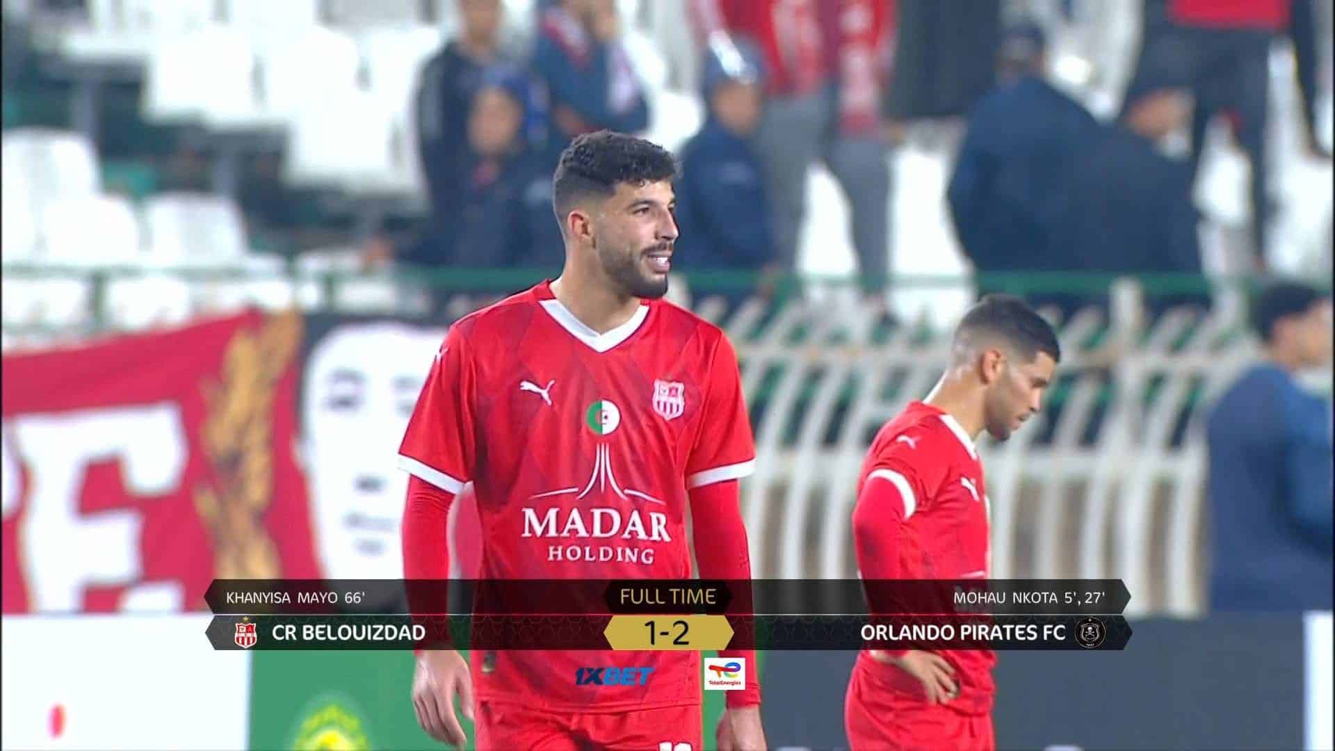 دوري أبطال إفريقيا : شباب بلوزداد ينهزم أمام أورلاندو بيراتس