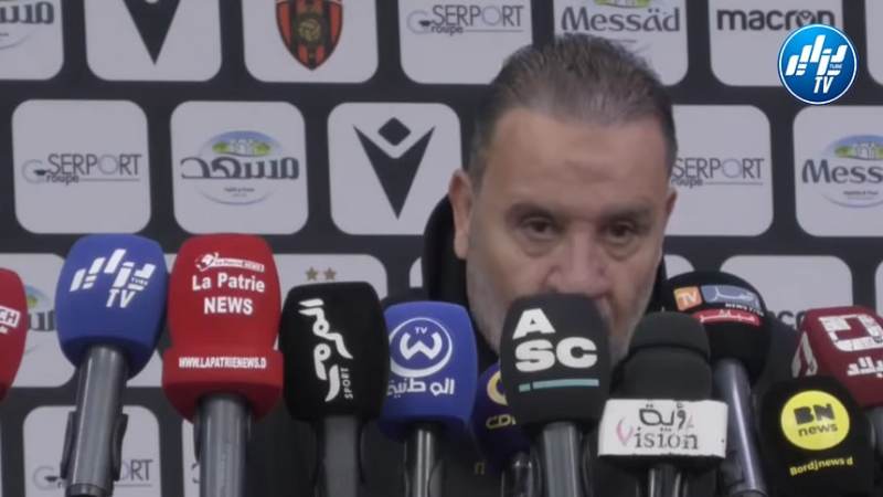 مدرب اتحاد العاصمة نبيل معلول:  “نقطة التعادل إيجابية في ظل الغيابات العديدة”