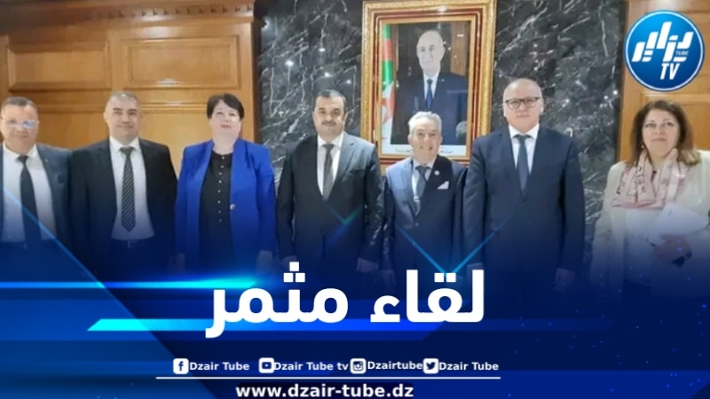 الوزير عرقاب يستقبل البروفيسور كريم زغيب