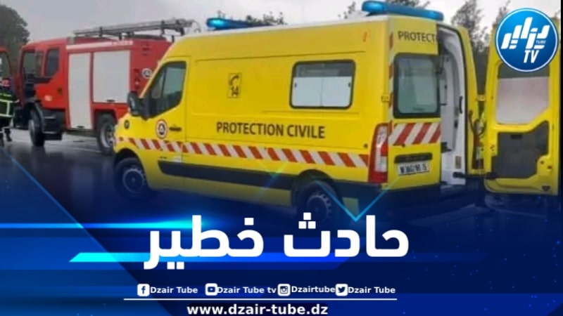 المدية : 03 جرحى في حادث إنحراف سيارة وإنقلابها بالبرواقية