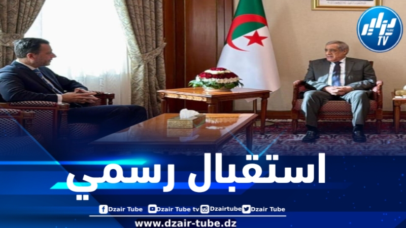 الوزير الأول يستقبل سفير الاتحاد الأوروبي بالجزائر