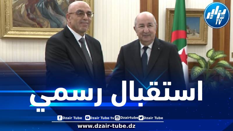 رئيس الجمهورية يستقبل رئيس حركة مجتمع السلم
