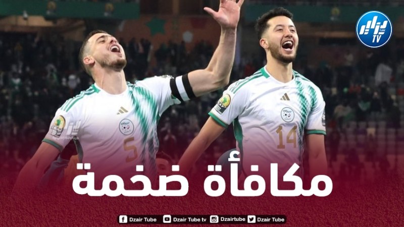 مكافأة مالية ضخمة تنتظر المنتخب الجزائري في حال التتويج بالـشان