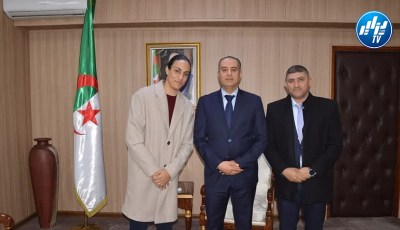 وزير الرياضة يستقبل البطلة الأولمبية إيمان خليف